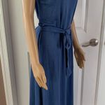 Majestic FILATURES Stretch Linen Spaghetti-Strap Dress With Soft Tie Photo 12