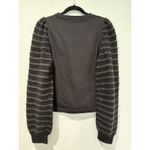 Splendid NEW  Sweatshirt Womens Medium Sequin Stretch Whimsigoth Dark Romantic Photo 1