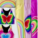 Terez Placement Butterfly Leggings/ Rainbow Photo 1