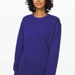 Lululemon All Yours Crew Crewneck Pullover Sweater Larkspur Blue Photo 0