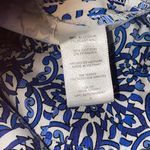 Milly  EUC Blue White Mosaic Dress, 6 Photo 2