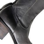 EMANUELA PASSERI Italy Grey Leather Boots Tall Block Heel EU Size 40 Gray Photo 7