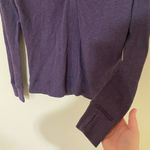 Lululemon  In A Cinch Womens Reversible Purple Sweater with Thumb Holes Size 4 Photo 4