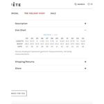 retrofete Sherona Denim Mini Skirt Oasis Womens Size 25 Blue Photo 12