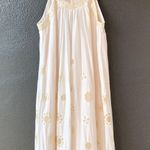 Anthropologie Ivory White Cotton Pearl Dress Photo 0