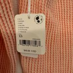 Free People FP One Colt Henley Top Distressed Waffle Women’s Pink Coral Size XS Photo 6