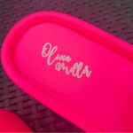 Olivia Miller Uproar Wedge Sandals Slip on Open Toe Platform Slides Pink Sz 7 Photo 8