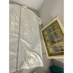 Victoria's Secret Vintage  Gold Label White Satin Jacquard Bridal Tassel Robe M/L Photo 4