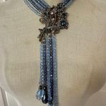 Heidi Daus Floral Bouquet Tassel Necklace Photo 0