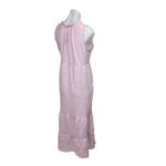 Sonoma NEW Lauren Lane x Pink Peasant Ruffle Sleeveless Tiered Maxi Dress Size M Photo 4