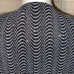 Vintage Y2k 90s Glitter Patterned 2 Piece Tank & Cardigan Set, Black/Silver, S Photo 4