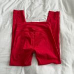 Outdoor Voices Flex Crop Leggings Red Women’s Size S Workout Photo 3