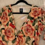 Bobeau High Low Large Floral Print Wrap Dress Size XS Photo 3