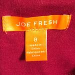 Joe Fresh Sz 8 Burgundy Knit Dress Photo 2