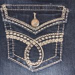 Earl Jeans Mid Rise Heavy Stitching‎ Blue Jean Shorts Size 2 Photo 3