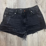 BDG Urban Outfitters Girlfriend High Rise Black Distressed Jean Shorts Size 28 Photo 0