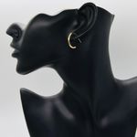 Elaine Thin Mini Gold Hoops Photo 1