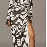 Farm Rio Long Sleeve Printed Slim Mesh Dress, Size S Photo 1