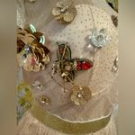 Stunning Floral Embellished Prom Dress Size L Photo 4