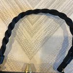 Peck & Peck  Black Twisted Handle Satin Evening Bag Photo 1