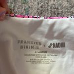 frankie's bikinis  Seraphina One Piece Size XL Pink Yellow Daisy Floral Cut Out Photo 5