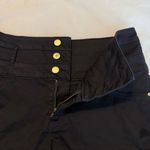 Refuge  Black Shorts Hi Rise Sz 10 Cuffed Hem Strechy 3 Button Closure 2.5”Inseam Photo 1