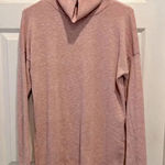 J.Crew Vintage Fleece Women’s Pink Turtleneck Tunic Sweater Size Medium Photo 0