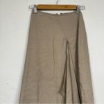 Wilfred  Aritzia Tan Linen Asymmetrical Midi Skirt Womens 00 Lagenlook Artsy Photo 1