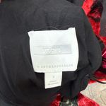 Anthropologie Ettwa Burnout Velvet Jumpsuit Black Red Floral Wide Leg small Photo 11