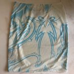 Urban Outfitters Miaou Dragon Cross Tattoo Mesh Mini Skirt Blue White Photo 4