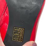 Jeffrey Campbell  Glossy Red GABRIEL Point toe Ankle Boots Bootie Size 10 Photo 9