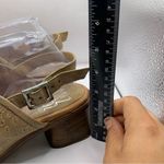 Miz Mooz  Leather Slingback Heeled Sandals Perri Tan size 41 US 10.5 Photo 1