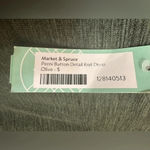 Market & Spruce Stitch Fix  Perni Button Detail Knit Dress, Heather Green NWT Photo 3