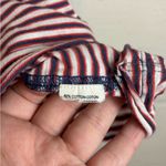 We The Free  Striped Clare Casual T-Shirt Americana Preppy Surf Size Medium Photo 3