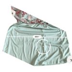 As You Wish As U Wish Green Floral Chiffon Smocked Asymmetrical Dress LARGE Cottage Flowy Photo 10