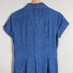 Rampage Vintage Pearl Snap Denim Mini Dress Junior's Size 7 Blue Y2K Chambray Photo 9
