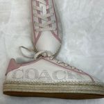 Coach Pink and White Leather Sneakers Never Wore (see photos) Photo 0