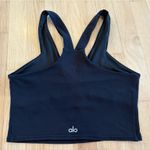 Alo Yoga  Black Airbrush Real Bra Tank Photo 6