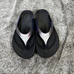 OOfos OOlala Luxe Sandal Midnight Spectre Sz M5 W7 Purple Photo 2