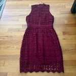ASTR  The Label Burgundy Lace Dress Size Small Photo 7