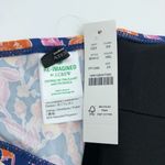 J.Crew Womens Square Halter Bikini Swim Top Painted Block Print Blue Pink 2X Photo 2