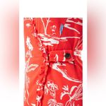 Tanya Taylor  Alda Linen Red Hawaiian Mini Dress Photo 10