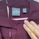Soho  Deep Burgundy Ruffle Sleeve Blouse Photo 1