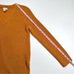 J.Crew High Low Hem Cotton V-Neck Cable Knit Tunic Sweater Photo 9