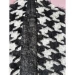 Investments  Women's Houndstooth Fringe Vest‎ Black Size L Trendy & Fashionable Photo 3