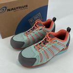 Nautilus N1790 Women's Composite Toe Athletic Safety Work Shoes Blue Orange‎ 11 Photo 0