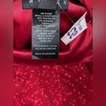 Enfocus Women Red shimmer and Black Pencil skirt Dress Sz 14W Photo 3