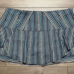 Lucky In Love Striped Ruffle Tennis Skirt Skort Blue White Size XL Photo 0