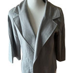 Michael Kors Light Gray Open Front Blazer Size Small 3/4 Sleeve Photo 0