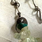Aquamarine turquoise double strand Necklace Photo 9